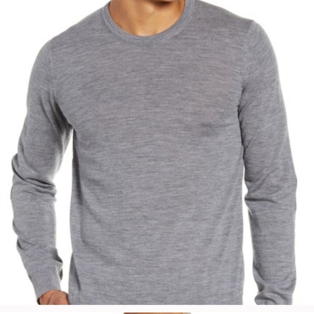 Brax Rick Crewneck Merino Wool Sweater